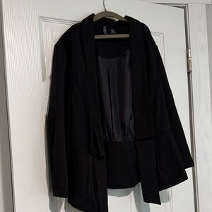 Bisou Bisou Black Women's Blazer